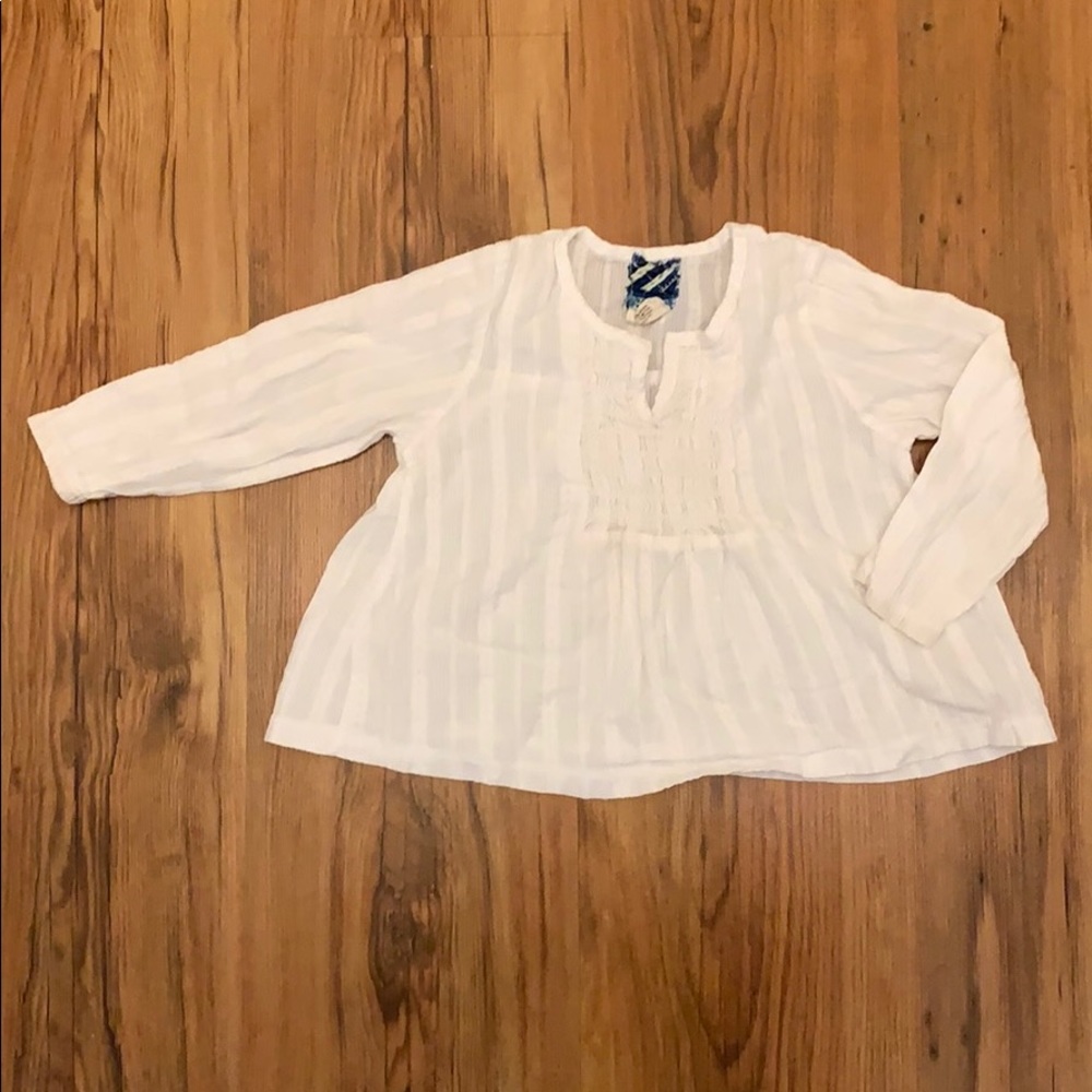 Hand made linen top
